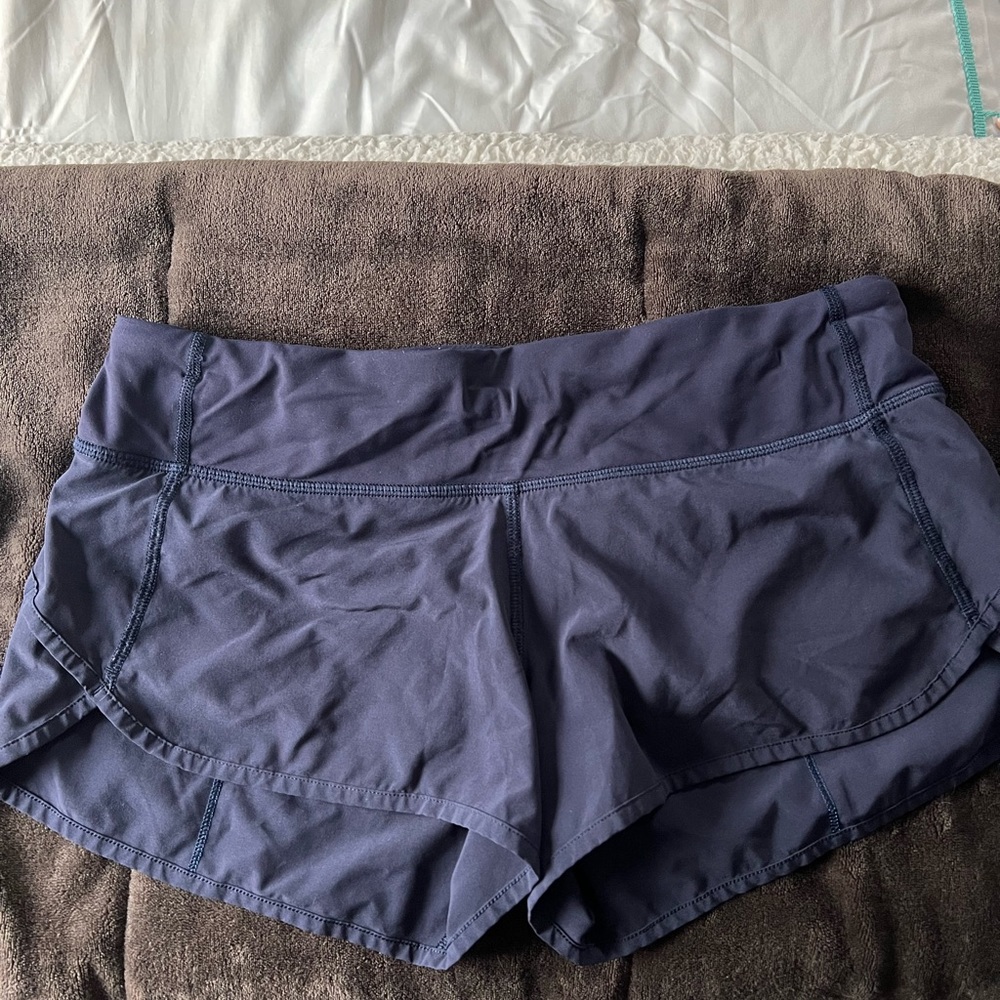 Navy lulu shorts